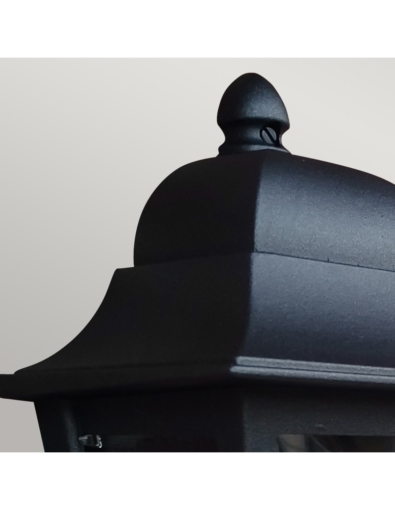 Elstead Latarnia naścienna Deco Lane 1 źródło światła Czarny IP44 Zewnętrzna DECO-LANE7-BLACK