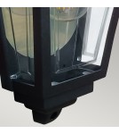 Elstead Latarnia naścienna Deco Lane 1 źródło światła Czarny IP44 Zewnętrzna DECO-LANE7-BLACK