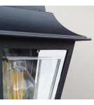 Elstead Latarnia naścienna Deco Lane 1 źródło światła Czarny IP44 Zewnętrzna DECO-LANE7-BLACK