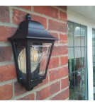 Elstead Latarnia naścienna Deco Lane 1 źródło światła Czarny IP44 Zewnętrzna DECO-LANE7-BLACK