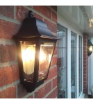 Elstead Latarnia naścienna Deco Lane 1 źródło światła Czarny IP44 Zewnętrzna DECO-LANE7-BLACK