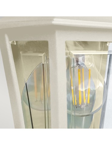 Elstead Latarnia naścienna Deco Lane 1 źródło światła Kremowy IP44 Zewnętrzna DECO-LANE7-CREAM - product 2