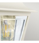 Elstead Latarnia naścienna Deco Lane 1 źródło światła Kremowy IP44 Zewnętrzna DECO-LANE7-CREAM