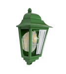 Elstead Latarnia naścienna Deco Lane 1 źródło światła Zielony IP44 Zewnętrzna DECO-LANE7-GREEN