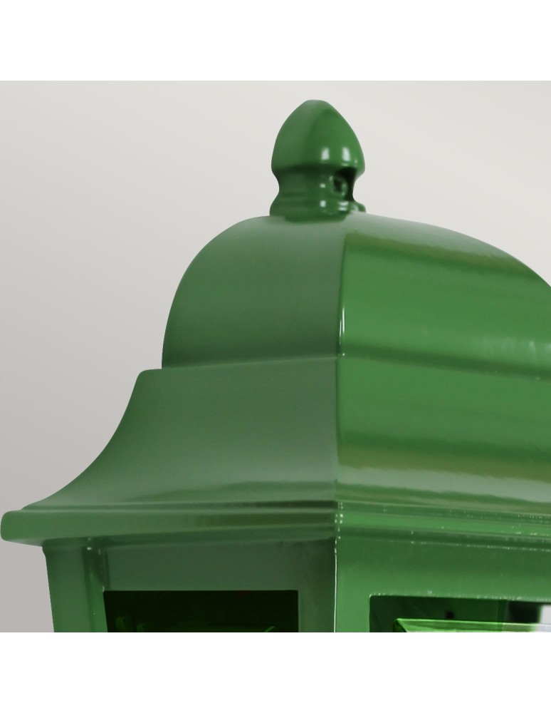 Elstead Latarnia naścienna Deco Lane 1 źródło światła Zielony IP44 Zewnętrzna DECO-LANE7-GREEN