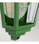 Elstead Latarnia naścienna Deco Lane 1 źródło światła Zielony IP44 Zewnętrzna DECO-LANE7-GREEN