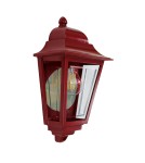 Elstead Latarnia naścienna Deco Lane 1 źródło światła Czerwony IP44 Zewnętrzna DECO-LANE7-RED