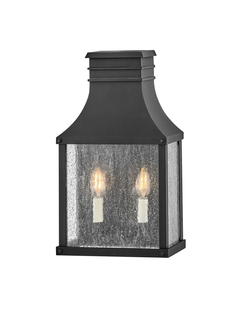 Elstead Latarnia naścienna Beacon Hill 2 źródła światła Muzealna czerń IP44 Zewnętrzna HK-BEACON-HILL7-MB