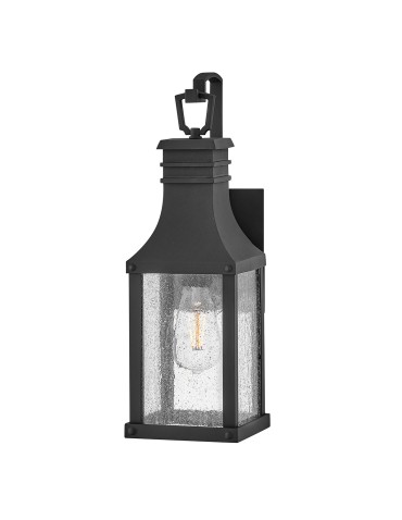 Elstead Mała latarnia naścienna Beacon Hill 1 źródło światła Muzealna czerń IP44 Zewnętrzna HK-BEACON-HILL-S-MB
