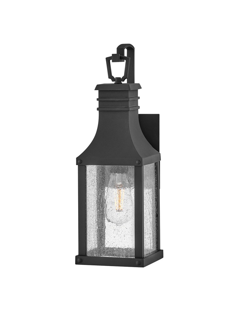 Elstead Mała latarnia naścienna Beacon Hill 1 źródło światła Muzealna czerń IP44 Zewnętrzna HK-BEACON-HILL-S-MB