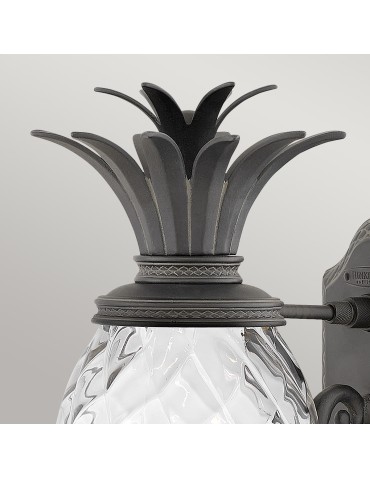 Elstead Średnia latarnia naścienna Plantation 1 źródło światła Muzealna czerń IP44 Zewnętrzna HK-PLANTATION-M-MB - product 2