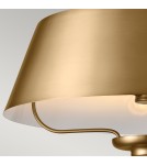 Elstead Lampa wisząca, Półplafon Luella 3 źródła światła Szczotkowany naturalny KL-LUELLA-3P-BNB