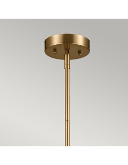 Elstead Lampa wisząca, Półplafon Luella 4 źródła światła Czarny, mosiądz KL-LUELLA-4P-BKB - product 2