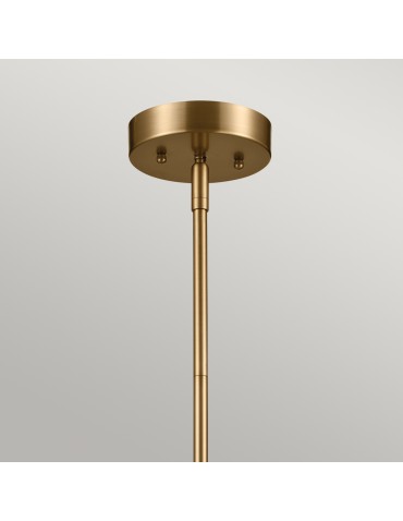 Elstead Lampa wisząca, Półplafon Luella 4 źródła światła Szczotkowany naturalny KL-LUELLA-4P-BNB - product 2