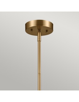 Elstead Lampa wisząca, Półplafon Luella 4 źródła światła Szczotkowany naturalny KL-LUELLA-4P-BNB - product 2