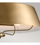 Elstead Lampa wisząca, Półplafon Luella 4 źródła światła Szczotkowany naturalny KL-LUELLA-4P-BNB