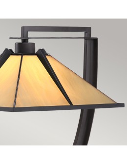 Elstead Lampa stołowa Pomeroy 1 źródło światła Western brąz QZ-POMEROY-TL - product 2