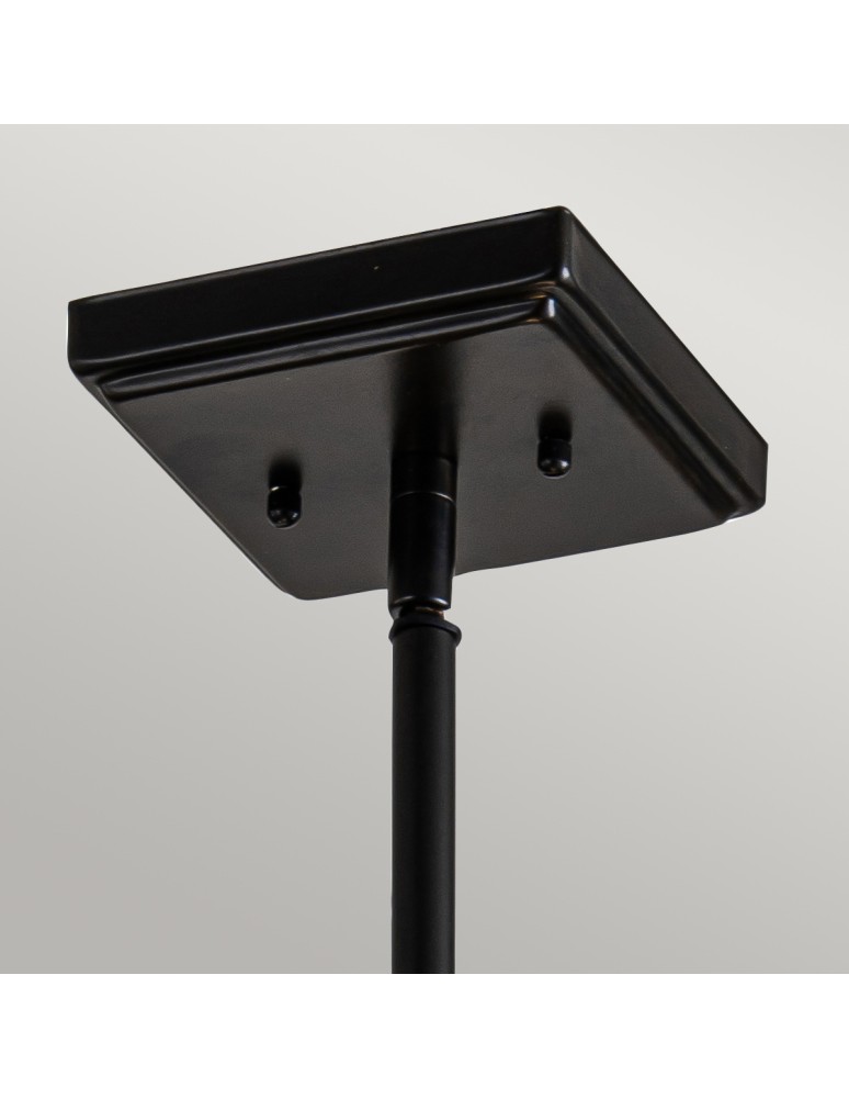 Elstead Lampa wisząca, Półplafon Alderley 2 źródła światła Vintage brąz TF-ALDERLEY-F-P