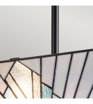 Elstead Lampa wisząca, Półplafon Alderley 2 źródła światła Vintage brąz TF-ALDERLEY-F-P