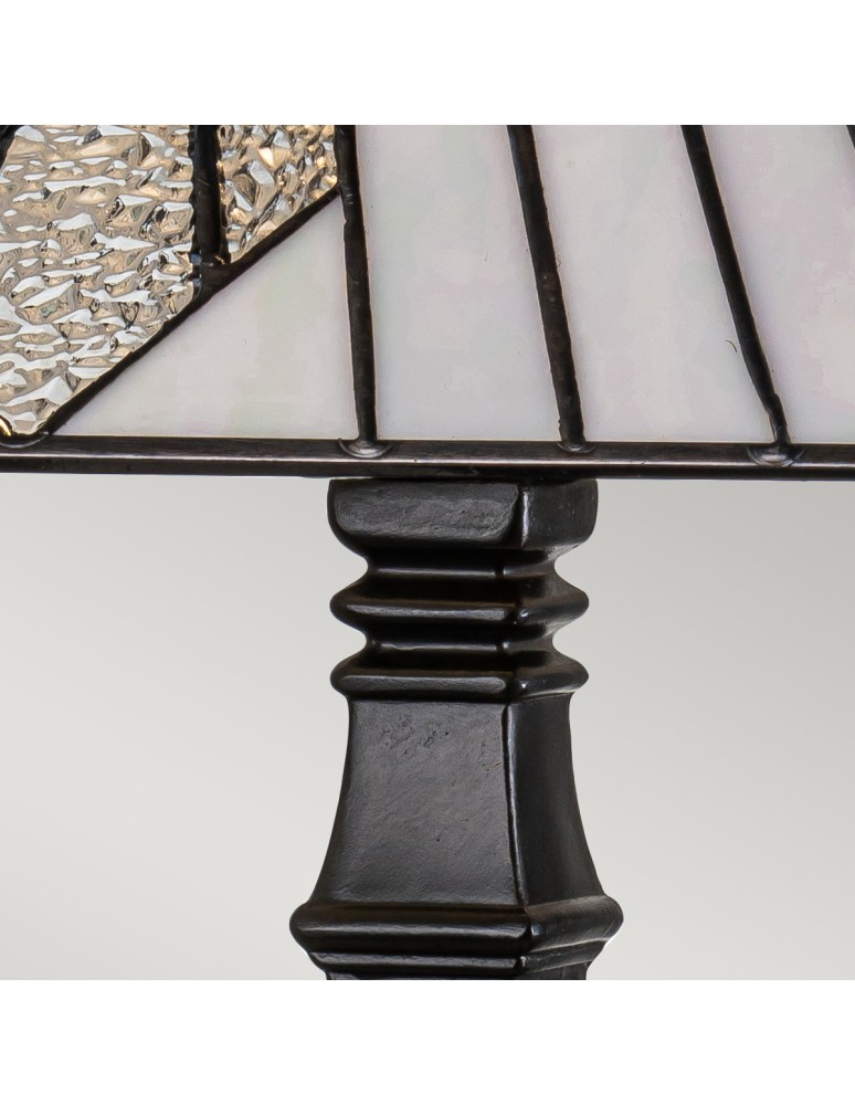 Elstead Duża lampa stołowa Alderley 1 źródło światła Vintage brąz TF-ALDERLEY-TL-L