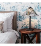 Elstead Duża lampa stołowa Alderley 1 źródło światła Vintage brąz TF-ALDERLEY-TL-L