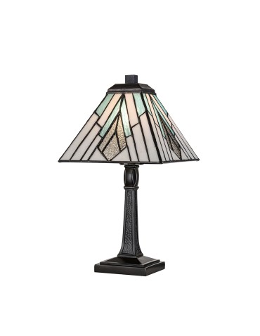 Elstead Średnia lampa stołowa Alderley 1 źródło światła Vintage brąz TF-ALDERLEY-TL-M