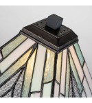 Elstead Średnia lampa stołowa Alderley 1 źródło światła Vintage brąz TF-ALDERLEY-TL-M