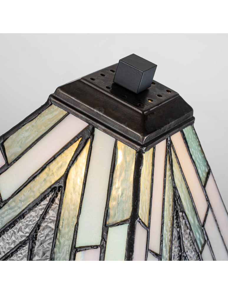 Elstead Średnia lampa stołowa Alderley 1 źródło światła Vintage brąz TF-ALDERLEY-TL-M