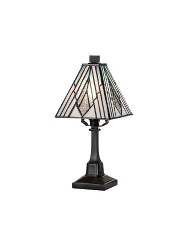 Elstead Mała lampa stołowa Alderley 1 źródło światła Vintage brąz TF-ALDERLEY-TL-S