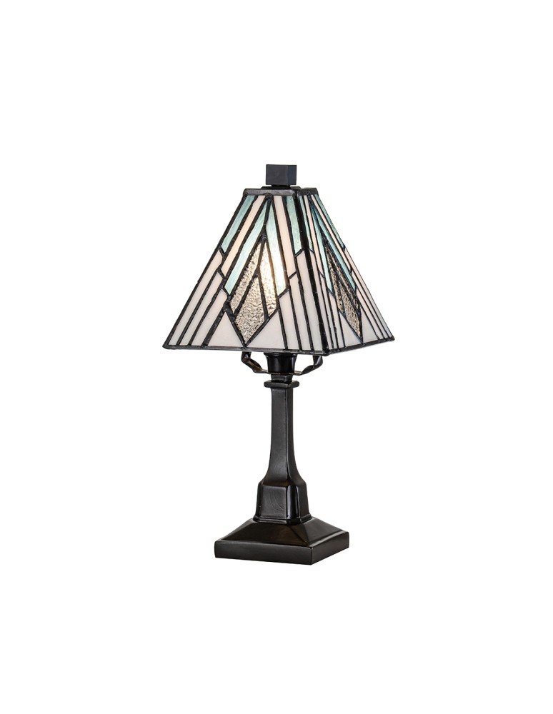 Elstead Mała lampa stołowa Alderley 1 źródło światła Vintage brąz TF-ALDERLEY-TL-S