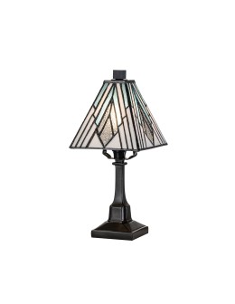 Elstead Mała lampa stołowa Alderley 1 źródło światła Vintage brąz TF-ALDERLEY-TL-S