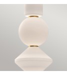 Elstead Lampa wisząca LED Bijou - Postarzane złoto ALM-BIJOU-P3-GD
