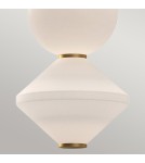 Elstead Lampa wisząca LED Bijou - Postarzane złoto ALM-BIJOU-P3-GD