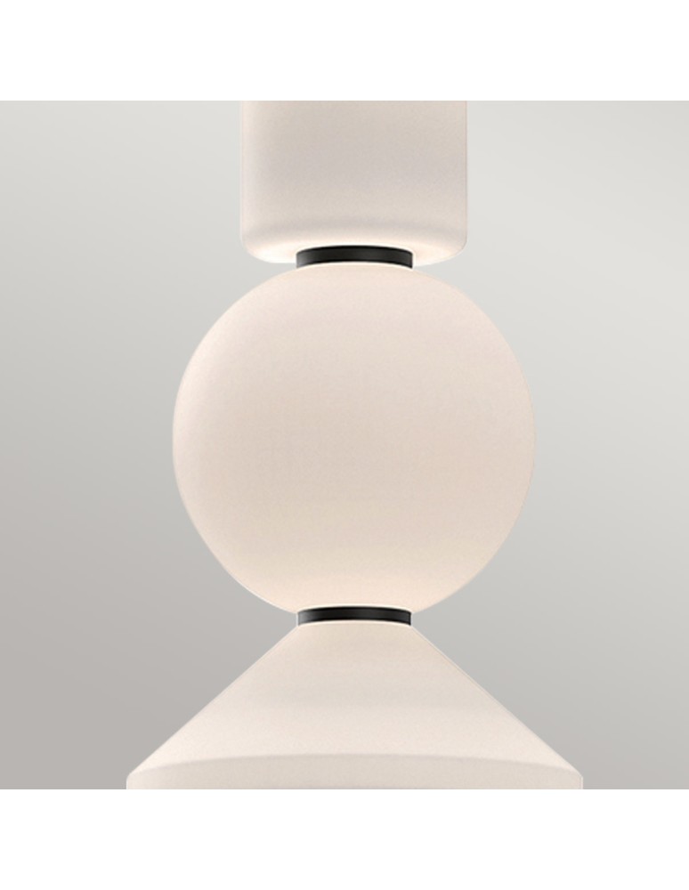 Elstead Lampa wisząca LED Bijou - Matowa czerń ALM-BIJOU-P3-MB