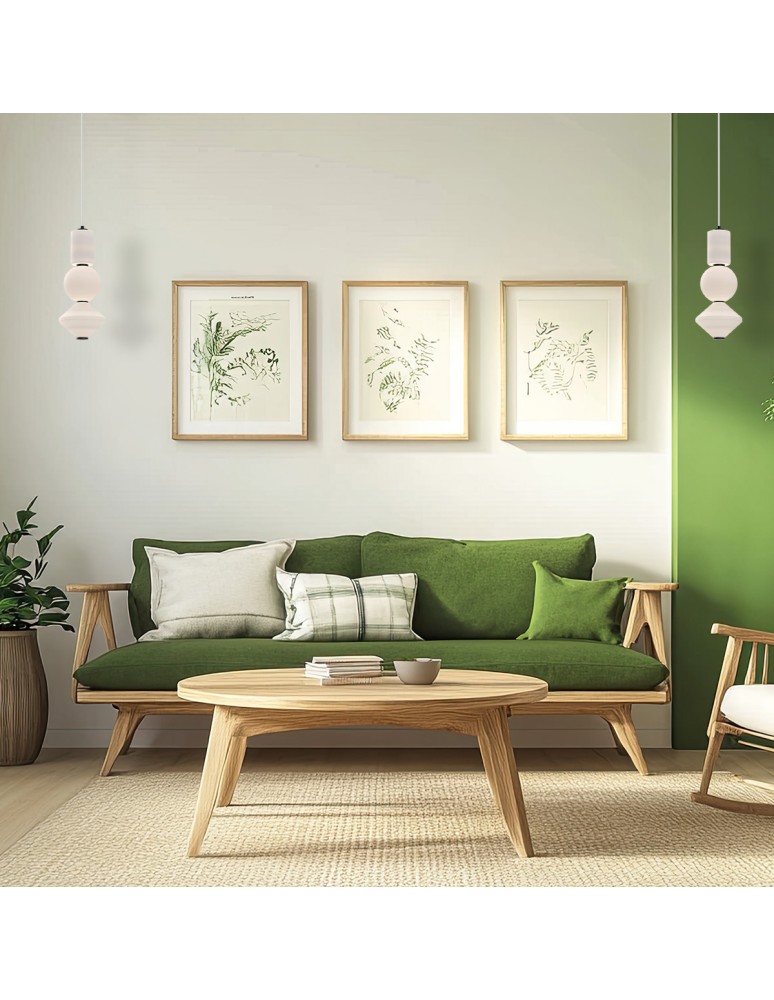 Elstead Lampa wisząca LED Bijou - Matowa czerń ALM-BIJOU-P3-MB