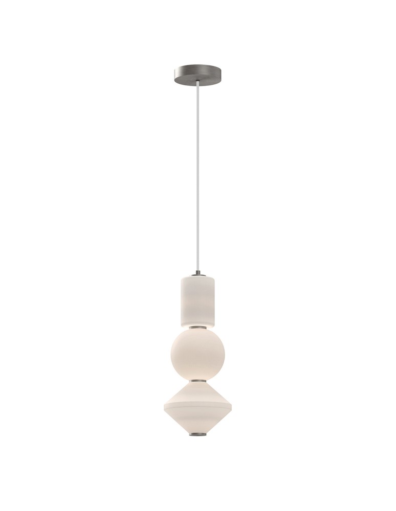 Elstead Lampa wisząca LED Bijou - Szczotkowany nikiel ALM-BIJOU-P3-PN