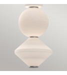 Elstead Lampa wisząca LED Bijou - Szczotkowany nikiel ALM-BIJOU-P3-PN