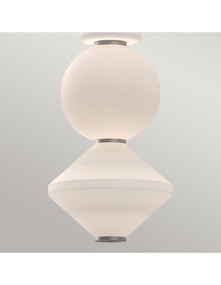 Elstead Lampa wisząca LED Bijou - Szczotkowany nikiel ALM-BIJOU-P3-PN