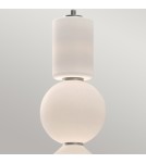 Elstead Lampa wisząca LED Bijou - Szczotkowany nikiel ALM-BIJOU-P3-PN