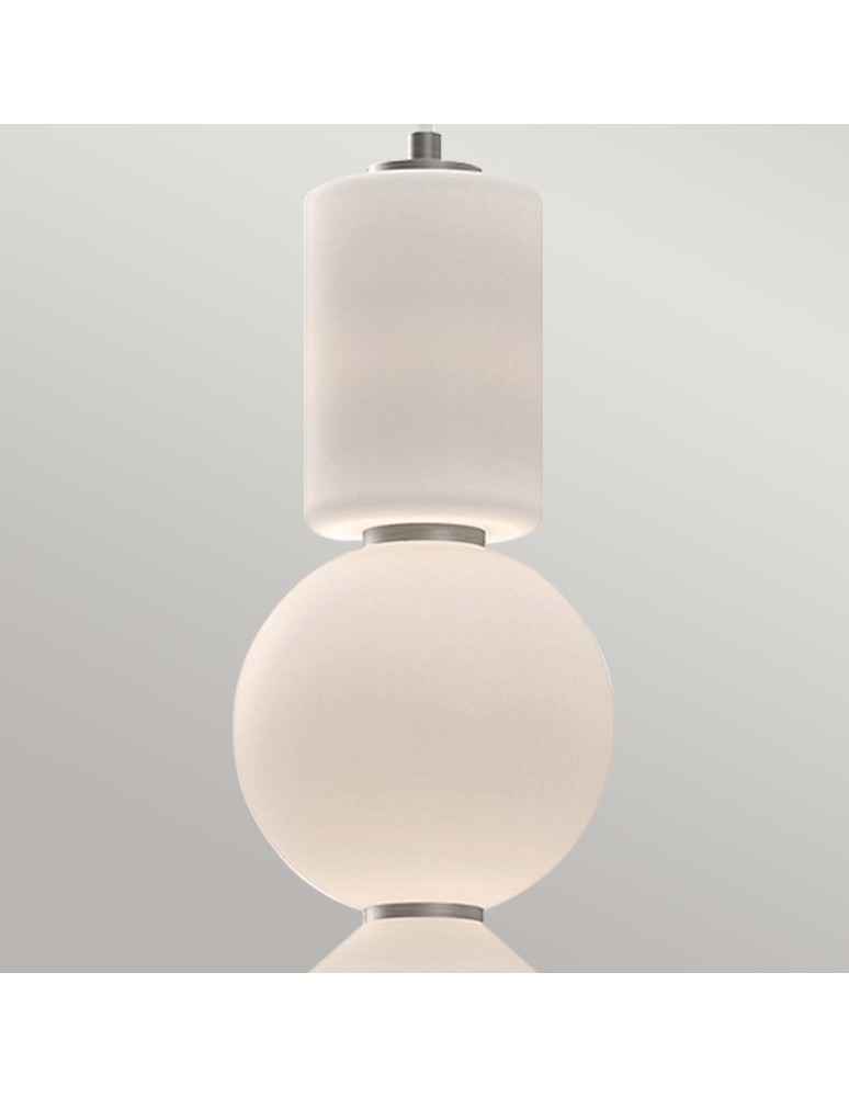 Elstead Lampa wisząca LED Bijou - Szczotkowany nikiel ALM-BIJOU-P3-PN