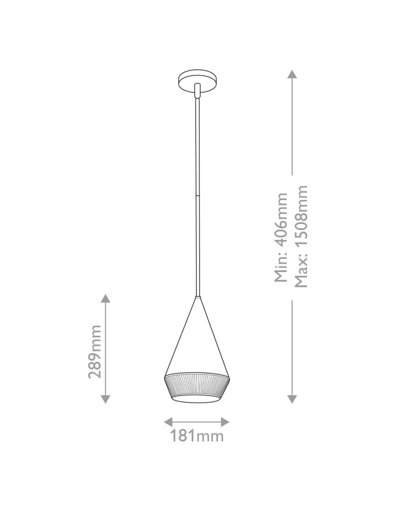 Elstead Mała lampa wisząca Daphne 1 źródło światła Matowa czerń ALM-DAPHNE-P-S-MB