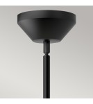Elstead Lampa wisząca Halston 1 źródło światła Matowa czerń ALM-HALSTON-P-M-BK