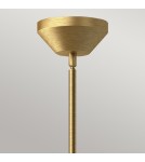 Elstead Lampa wisząca Halston 1 źródło światła Szczotkowane złoto ALM-HALSTON-P-M-GD