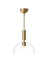 Zobacz Elstead Lampa wisząca Jude 1 źródło światła Szczotkowane złoto ALM-JUDE-P-GD-CL