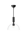 Zobacz Elstead Lampa wisząca Jude 1 źródło światła Matowa czerń ALM-JUDE-P-MB-CL