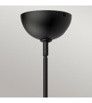 Elstead Lampa wisząca Jude 1 źródło światła Matowa czerń ALM-JUDE-P-MB-CL
