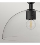 Elstead Lampa wisząca Jude 1 źródło światła Matowa czerń ALM-JUDE-P-MB-CL
