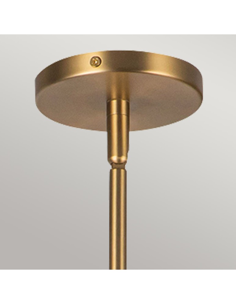 Elstead Lampa wisząca Perth 1 źródło światła Szczotkowane złoto ALM-PERTH-P-GD