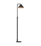 Elstead Lampa podłogowa Remyck 1 źródło światła Matowa czerń ALM-REMYCK-FL-BK