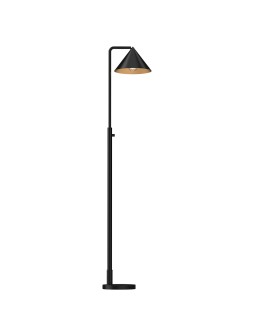 Elstead Lampa podłogowa Remyck 1 źródło światła Matowa czerń ALM-REMYCK-FL-BK